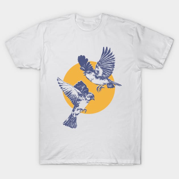 Sparrows T-Shirt by DanielTeixeira